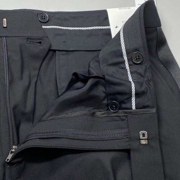 Brooks Brothers Men’s Explorer Wool Tuxedo Dress Pants  Black - Picture 4 of 8